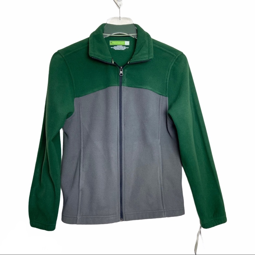 TEK GEAR Putting Green, Grey Fleece Size M(10/12) Youth